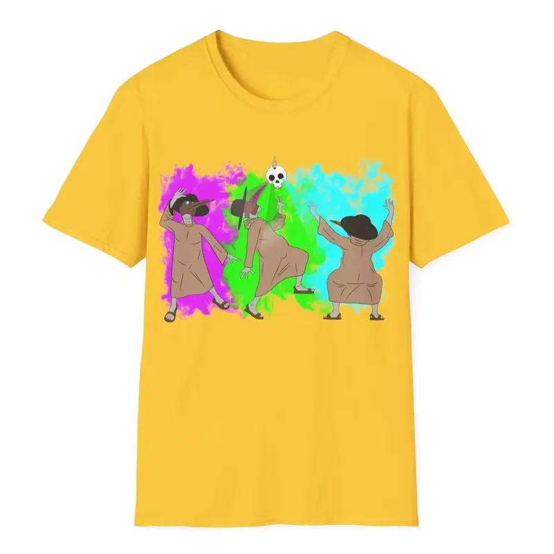 Rave Festival Plague Doctor Dance Unisex Softstyle T-Shirt (S-3XL) Menswear Top Hoodie, Sweatshirt | ZylaModa.com
