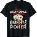Real Grandpas Play Poker - Funny Card Player Casino Gambler T-Shirt made in usa Hoodie, Sweatshirt | ZylaModa.com