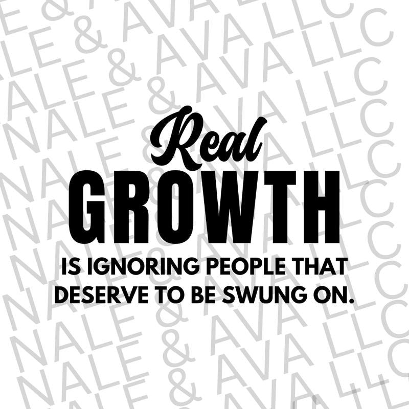 Real Growth Screen Print Transfer T-Shirts, Hoodie, Sweatshirt | ZylaModa.com