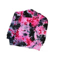 Rebbell Rose Pink Purple Black Hand Dyed Ice Dyed Tie Dye Core Hoodie Dark  Sweatshirts Pullover Long Sleeve Unisex T-Shirts