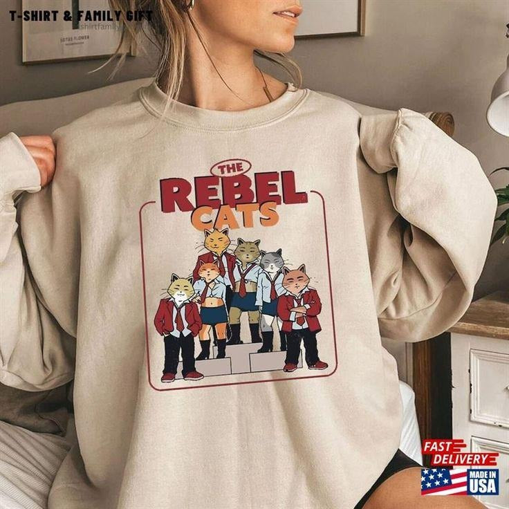 Rebel Cats RBD Tour 2024 Crewneck, Concert Fan Favorite T-Shirts, Hoodie, Sweatshirt | ZylaModa.com
