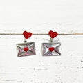 Red Heart Letter Earrings T-Shirts, Hoodie, Sweatshirt | ZylaModa.com