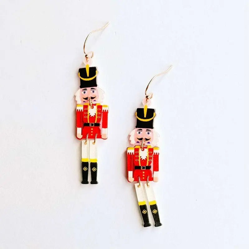 Red Nutcracker Earrings T-Shirts, Hoodie, Sweatshirt | ZylaModa.com