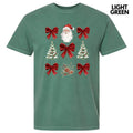 Red Santa Collage Comfort Colors T-Shirt 'NLB' Hoodie, Sweatshirt | ZylaModa.com