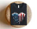 Red White Blue Air Force Flyover Shirt4th Of July Shirtred Wine Blueindependence Day Shirtgift For Womenamerican Flagred...