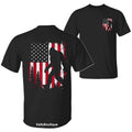 Red White and Bigfoot 4th of July American USA Flag T-Shirt, Gift for Sasquatch Lovers, Independence Day Patriotic 2...