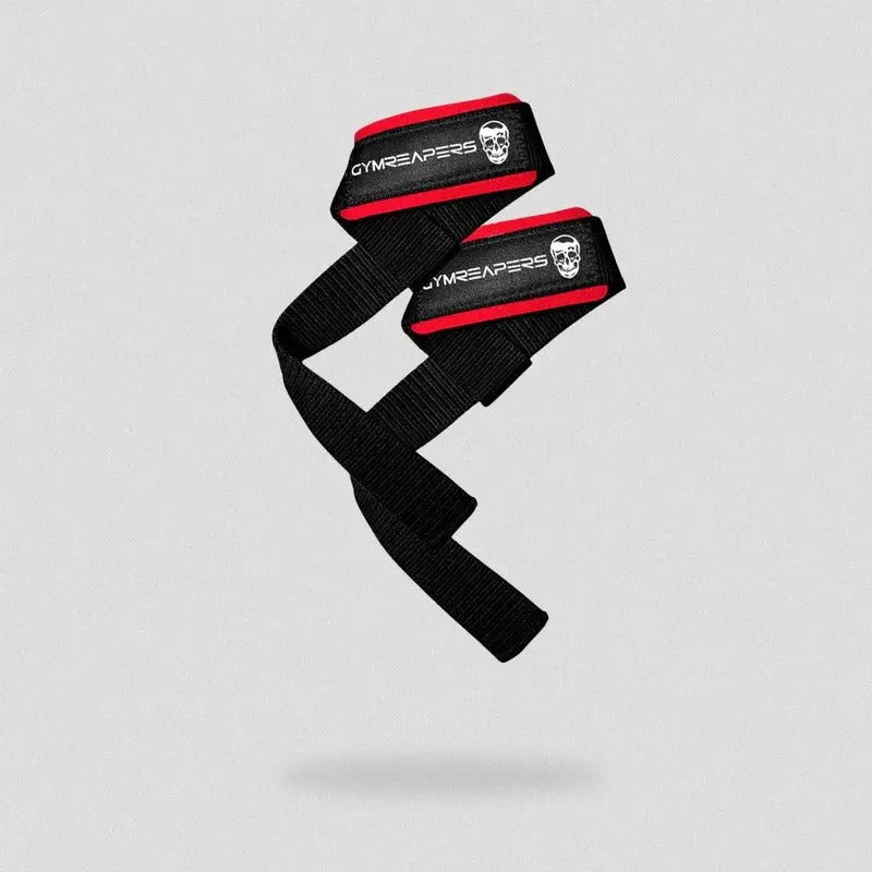 Lifting Straps | Premium Padded Weightlifting Straps - Black/Red T-Shirts, Hoodie, Sweatshirt | ZylaModa.com
