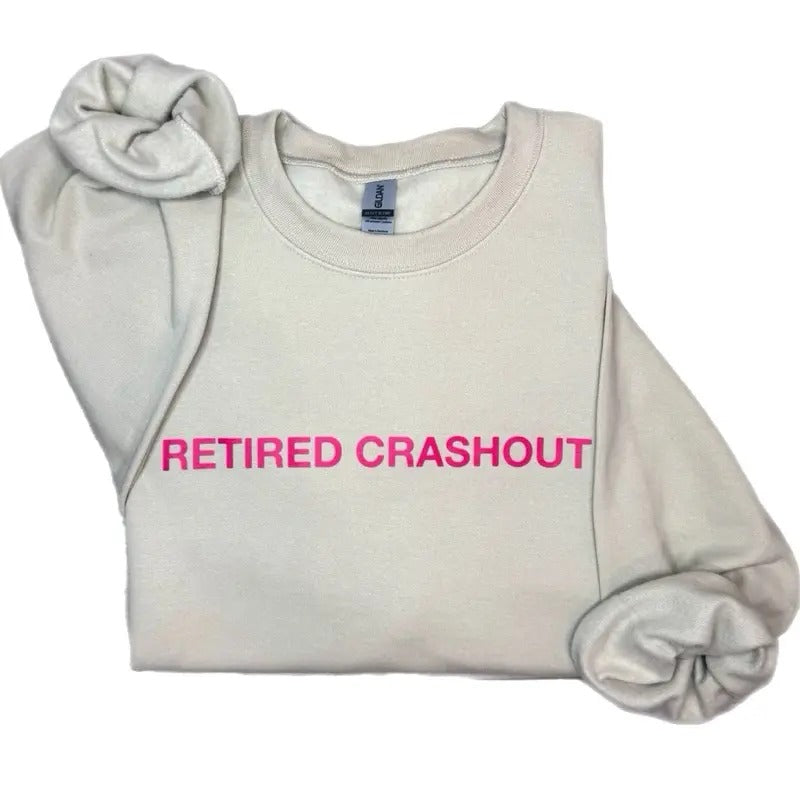 Retired Crashout Shirt, Crashout Crewneck Sweatshirt, Relatable Sweatshirt Hoodie | ZylaModa.com