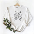 Retro 3 Ducks In A Row Unisex Tshirt Sweatshirt Hoodie, for duck hunters, husbands and Mallard duck lovers | ZylaModa.com