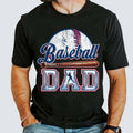 Retro Baseball Dad Shirt for Men Game Day Sports Dad Life Father's Day Gift Unisex Premium 100% Cotton Hoodie, Sweatshirt