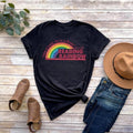 Retro Comfort Reading Rainbow Shirt, Vintage Book Lover Tee, Teacher Appreciation Gift, Cozy Reading Aesthetic, Unisex...