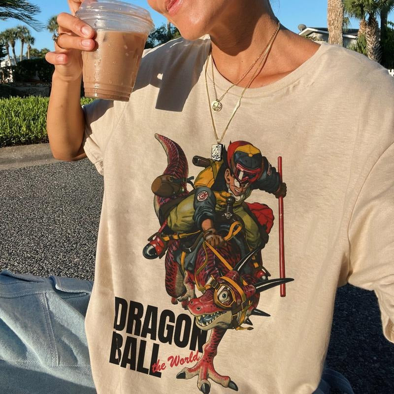 Retro Drag0n B4ll Tshirt, Anime Tshirt, Dragonb4ll Tshirt A4 Hoodie, Sweatshirt | ZylaModa.com