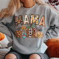 Retro Fall Mama Shirt, Fall Vibes Pumpkin T-Shirt, Autumn Mama Sweatshirt, Trendy Fall Clothing, Unisex Hoodie | ZylaModa.com
