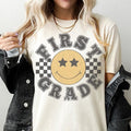 Retro First Grade Teacher Shirt, 1st Grade Teacher Tee, First Day of School Matching Tshirt Hoodie, Sweatshirt | ZylaModa.com