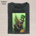 Retro Funny Vintage Graphic Tee, Cat Patrick's Day T-Shirt, Animal Shirt, Unisex Meme Cringe Funny Dumb Shirt, Gift For...