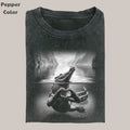 Retro Funny Vintage Graphic Tee, Crocodiles Heart T-Shirt, Unisex Meme Cringe Funny Dumb Shirt, Menswear Womenswear...