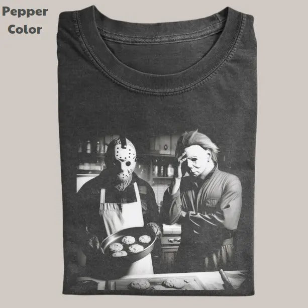 Retro Funny Vintage Graphic Tee, Jason Michael Cooking T-Shirt, Movies Tee, Unisex Meme Cringe Funny Dumb Shirt, Menswear...