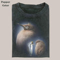 Retro Funny Vintage Graphic Tee, Penguin Portrait T-Shirt, Unisex Meme Cringe Funny Dumb Shirt, Menswear Womenswear...