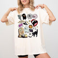 Retro Halloween Spooky Shirt Comfort Colors, Coquette Halloween Graphic Tee, Cutesy Ghost Unisex Shirt, Trendy Halloween...