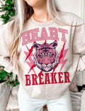 Retro Heartbreaker , Valentines Day Retro Trendy Crewneck Cotton Sweatshirt T-Shirts, Hoodie | ZylaModa.com