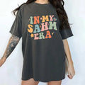 Retro In My Sahm Era Comfort Colors Shirt, Stay At Home Mom Unhinged Tees, Mom Life Tee, Full-Time Mother Oversized...