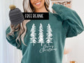 Retro Inspired Merry Christmas Trees Sweatshirt T-Shirts, Hoodie | ZylaModa.com