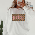 Retro Petty Crewneck ~ Sweatshirt Unisex Apparel Relaxed Fit Printed in the USA Clothing Womenswear Casual and...