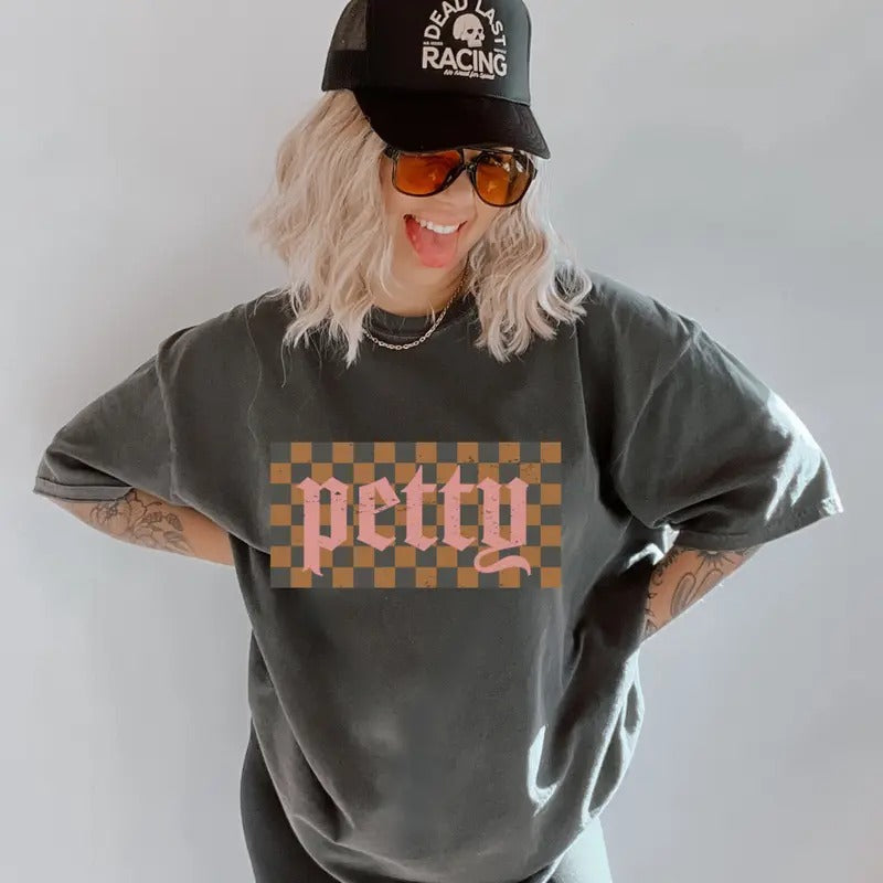 Retro Petty Shirt~ Unisex Apparel Relaxed Fit Printed In The USA Clothing Womenswear Casual Comfort Cotton Top Athletic...