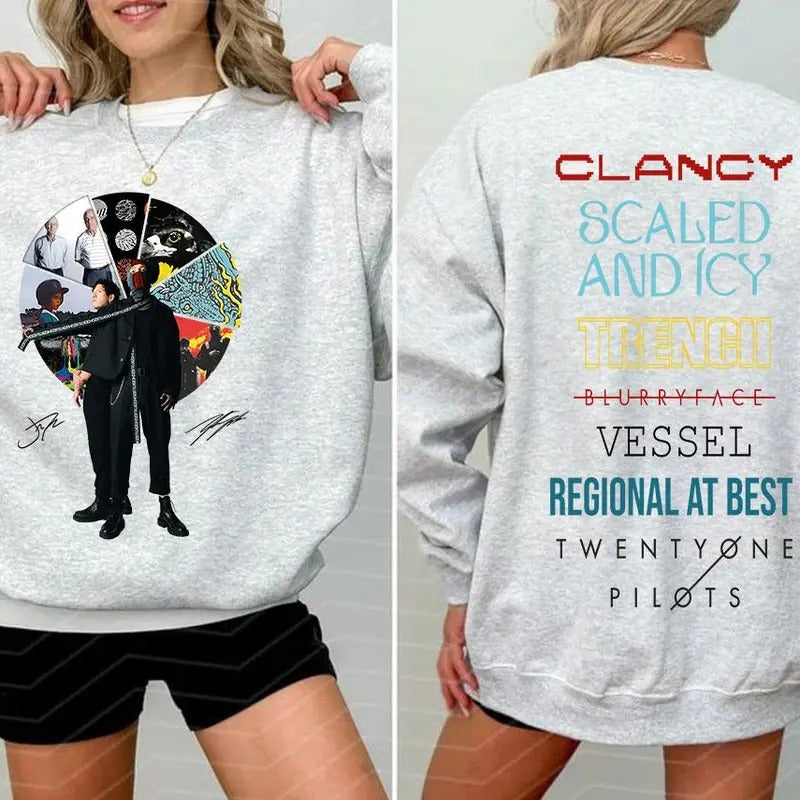 Retro Sweatshirt For Bestie BFF Gift, Music Lover Sweatshirt T-Shirts, Hoodie | ZylaModa.com