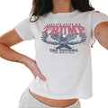 Retro Trump 2024 Election Baby Tee Take America Back Republican Baby Tee Casual Comfort Hoodie, Sweatshirt | ZylaModa.com