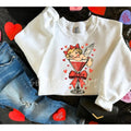Retro Valentines Day Martini Cupid Sweatshirt White Sweatshirt T-Shirts, Hoodie | ZylaModa.com