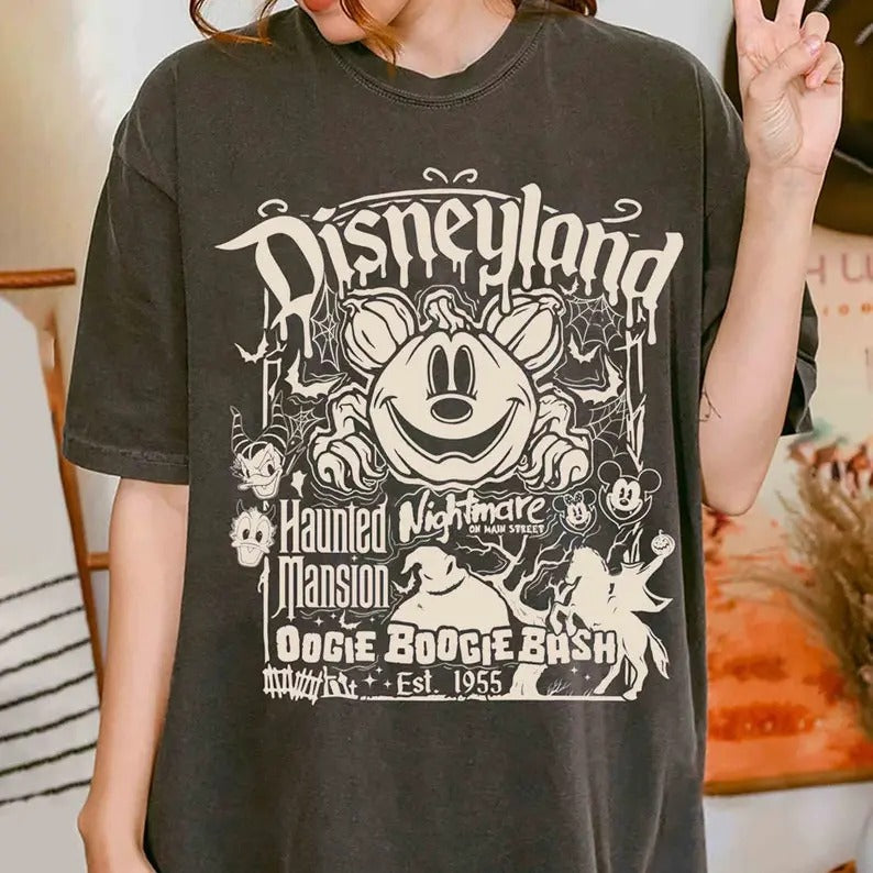 Retro land Est.1955 Halloween Shirt, Oogie Boogie Bash Shirt, Nightmare on Main Street Shirt, Halloween Shirt, Hallowee...