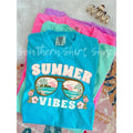 Retro summer vibes T shirt  | lagoon blue comfort colors t shirt Hoodie, Sweatshirt | ZylaModa.com