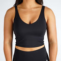 Revive Skull Tank Top - Black, Women's Cropped Tank Top for Training and More, Medium Compression Spandex Fabric, Summer...