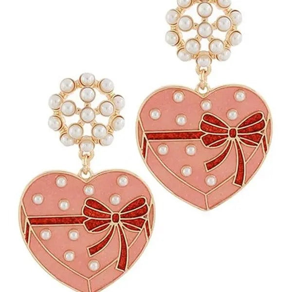 Ribbon Covered Heart Earrings T-Shirts, Hoodie, Sweatshirt | ZylaModa.com
