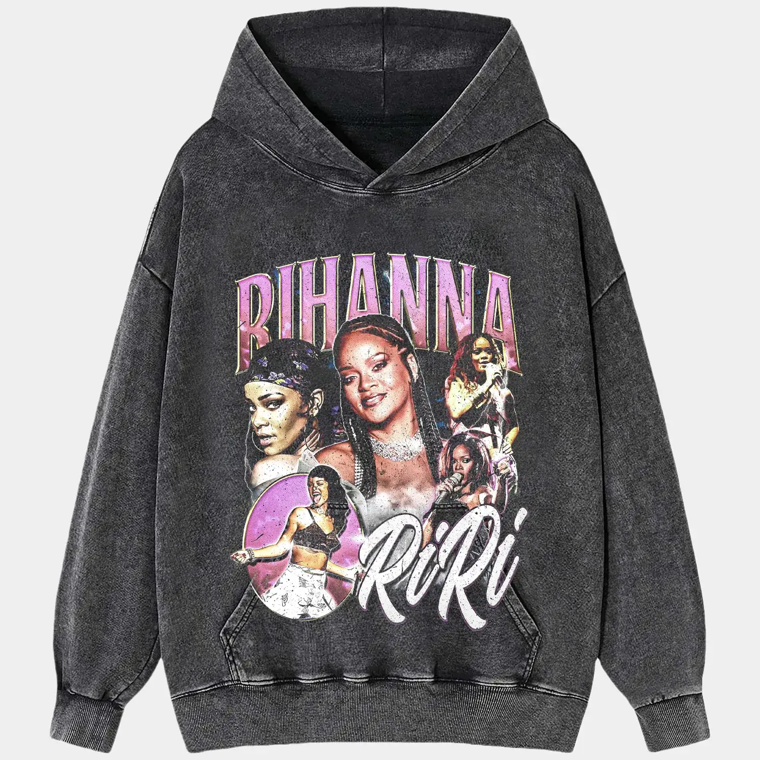 Rihanna 'RiRi' Tee Hoodie, Sweatshirt | ZylaModa.com (Image 2)