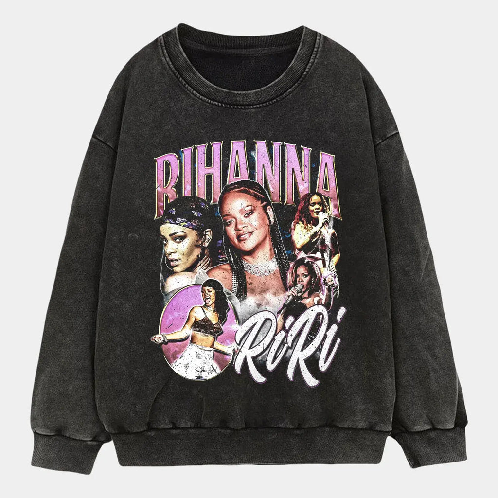 Rihanna 'RiRi' Tee Hoodie, Sweatshirt | ZylaModa.com (Image 3)