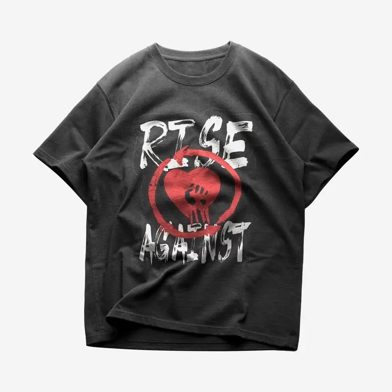 Rise Against T-shirt - Rock Music Shirt - Rise Against Merch - Unisex Cotton Tee Hoodie, Sweatshirt | ZylaModa.com