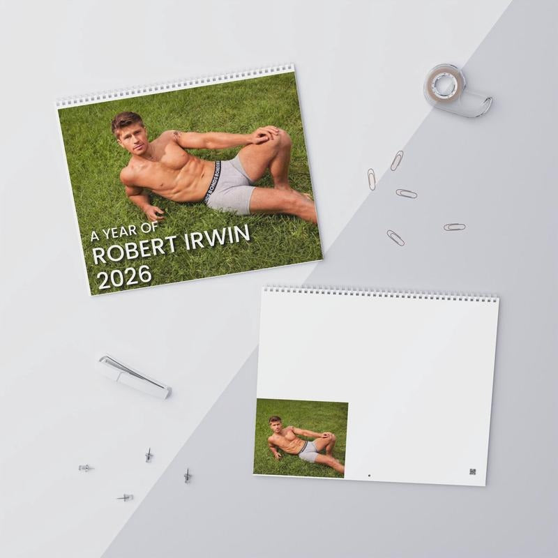 Robert Irwin 2026 Calendar Celebrity Wall Calendar Gift for Fan T-Shirts, Hoodie, Sweatshirt | ZylaModa.com