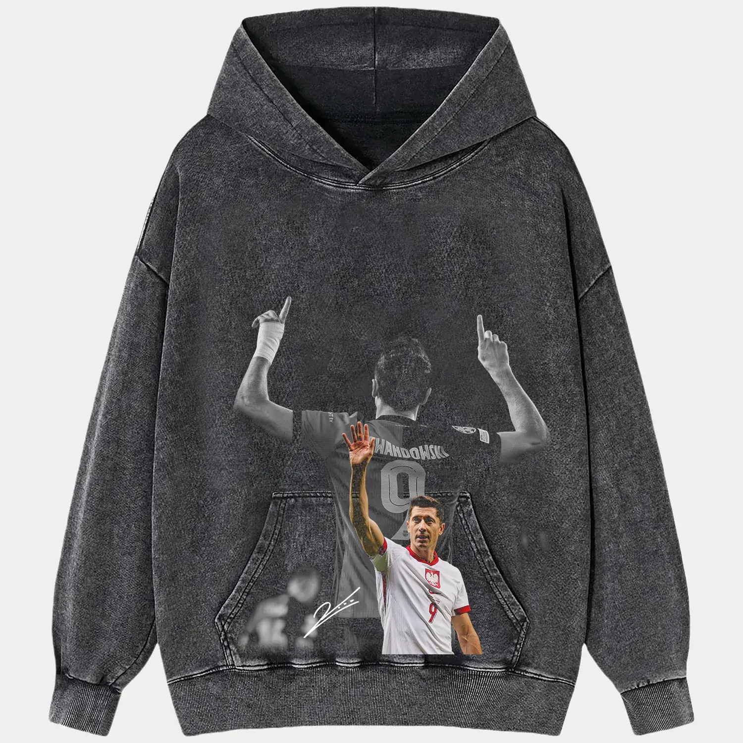 Robert Lewandowski V1 TEE Hoodie, Sweatshirt | ZylaModa.com (Image 2)