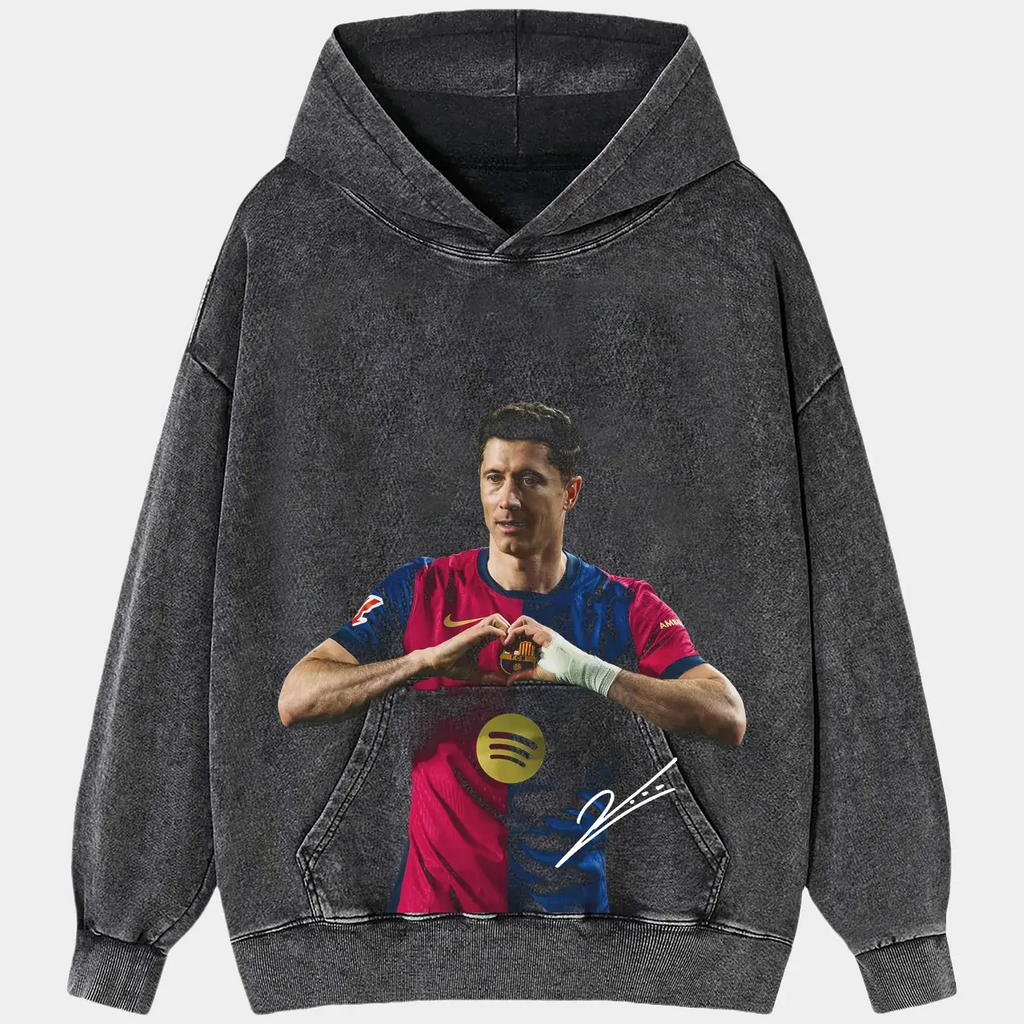 Robert Lewandowski V4 TEE Hoodie, Sweatshirt | ZylaModa.com (Image 2)