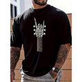 Rock On Guitar Neck Rock & Roll Skeleton T-Shirt Men Made in USA Hoodie, Sweatshirt | ZylaModa.com
