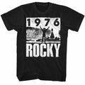Rocky Movie 1976 Black & White Steps Of Philadelphia Museum Men's T Shirt Hoodie, Sweatshirt | ZylaModa.com
