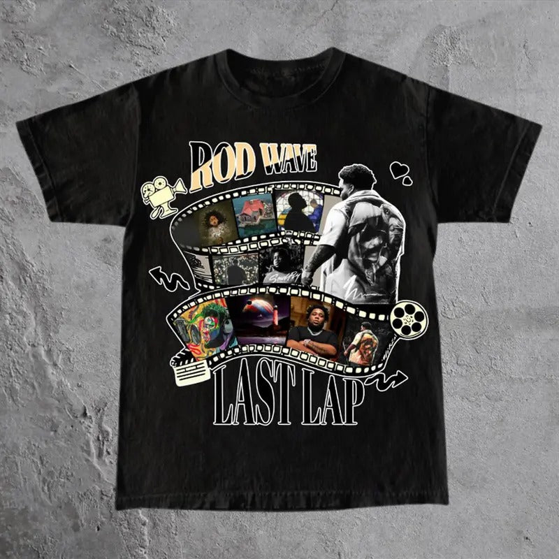 Rod Wave Last Lap Tour 2024 Graphic Tee, Unisex Concert Shirt Hoodie, Sweatshirt | ZylaModa.com