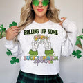 Rolling Up Some Lucky Charm Spirit Funny St Patty's Saint Patrick's St Patrick's s Lucky Retro T-Shirts, Hoodie, Sweatshirt