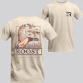Roost Wf Hunting T-Shirt , Flying Duck with Camo Background, Menswear Graphic  Tee for Outdoor Sports and Hunting, Gift...