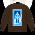 Travis Scott T-3500 Beam L/S Tee Bleached Black Hoodie, Sweatshirt | ZylaModa.com