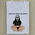 SAD GHOSTFACE SHIRT, Funny Halloween Shirt, Unisex T-Shirt, Gift For Men Women Hoodie, Sweatshirt | ZylaModa.com