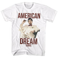 Scarface Mens S/S T-Shirt - Americandream - Solid White Hoodie, Sweatshirt | ZylaModa.com