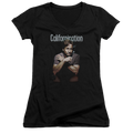 Californication Smoking - Juniors V-Neck T-Shirt Hoodie, Sweatshirt | ZylaModa.com